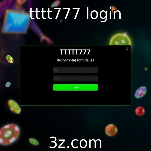 tttt777 login : Análise do novo sistema de login em plataformas de jogos