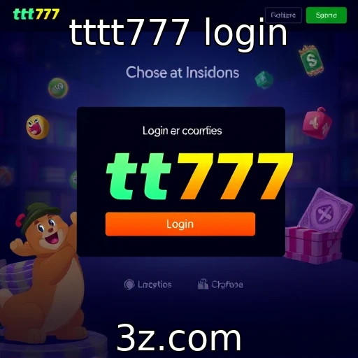 Novidades no login do site tttt777
